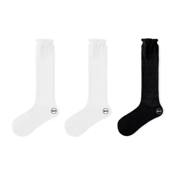 SOIE Knee High Socks Women's Combo Set