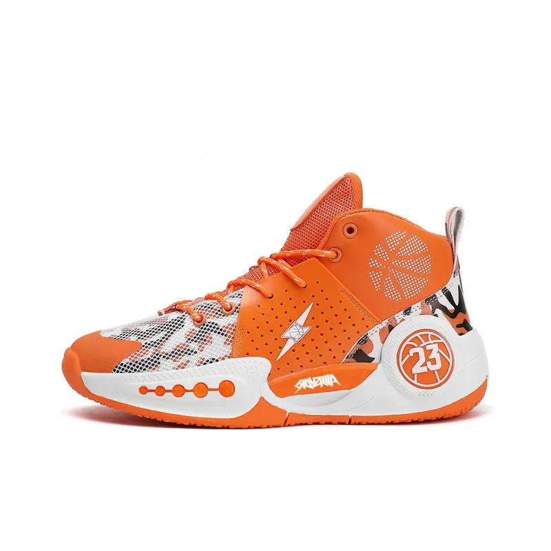 Animal Claws Shock Absorbers Slip Resistant Breathable Mid Top Basketball Shoes Unisex-0