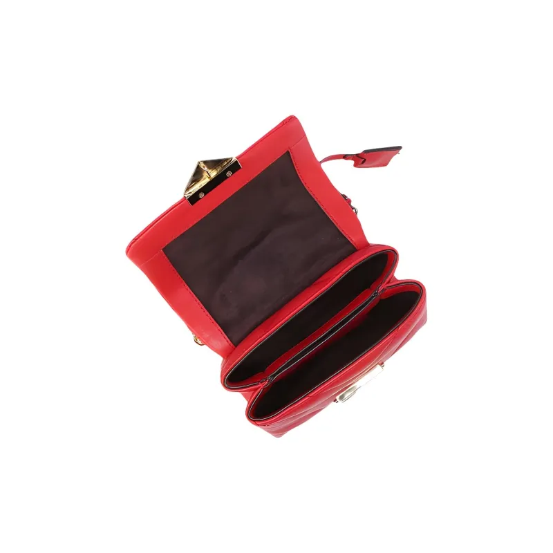 MICHAEL KORS Cece Leather Shoulder Bag, Crossbody Bag Regular Women's Red-2