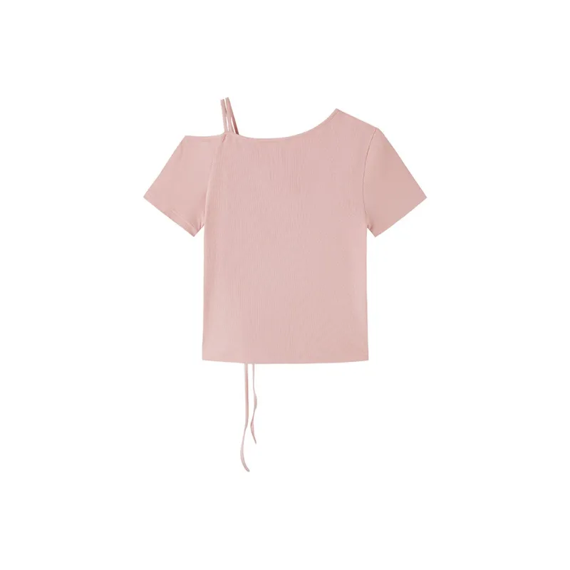 XIANGYING T Shirts Women's Silver Peony-1