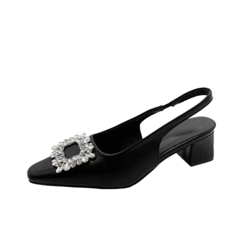 Alxnan Chunky Heel High Heels Women's-7