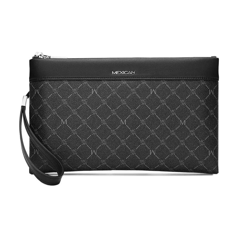 MEXICAN PVC Clutch Men's Dark Gray-0