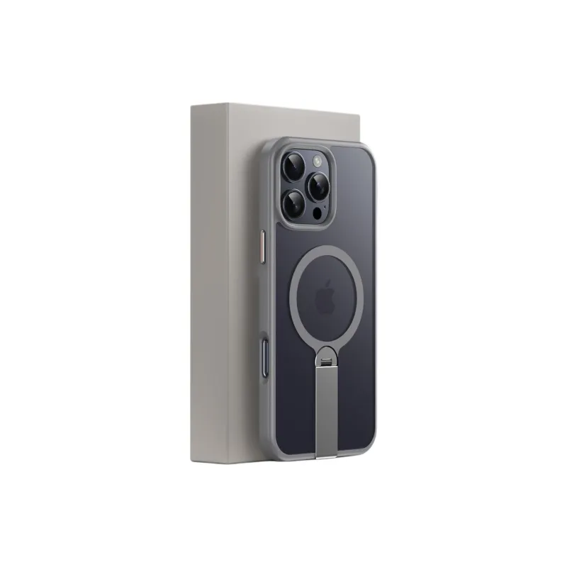 Record Star PC Material Straight Magnetic Invisible Stands Phone Cases Compatibility IPhone16ProMa Girlish-6