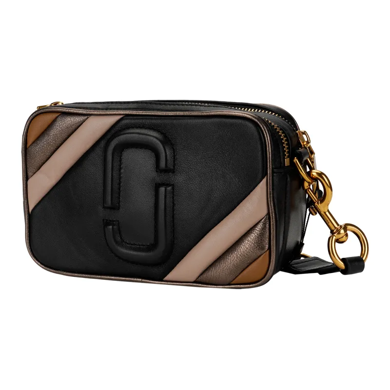 MARC JACOBS Cow Leather Camera Bag, Shoulder Bag Women's Black-1