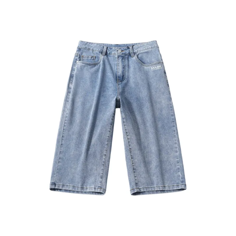 FAIRWHALE Denim Shorts Men-0