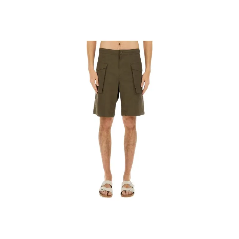 ASPESI Casual Shorts Men's Army Green-0