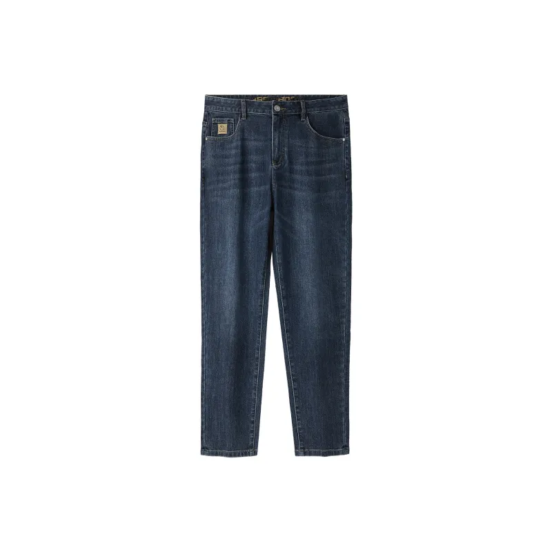 HLA Jeans Men Blue Gray Denim Gradient Dark 4E-0