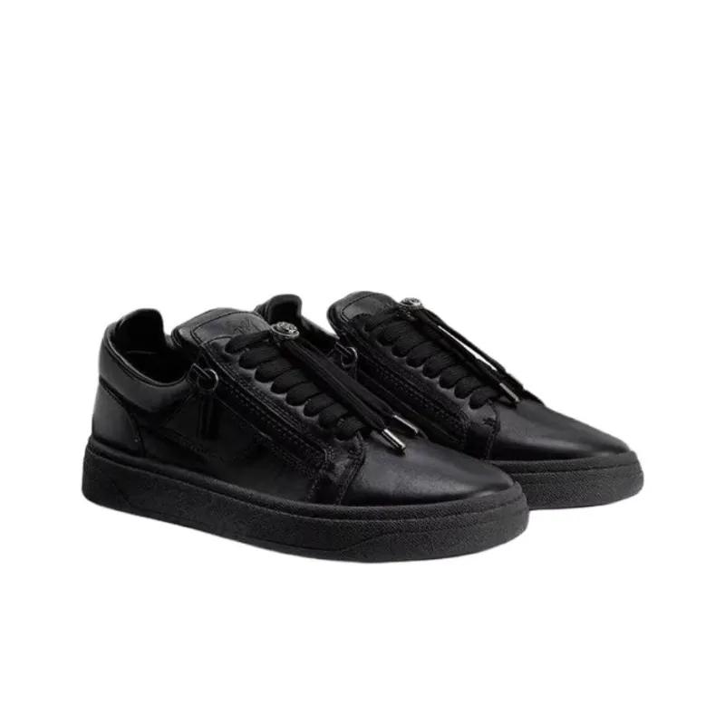 Giuseppe Zanotti/GZ Gz94 Low Top Skateboard Shoes Men's Black-2