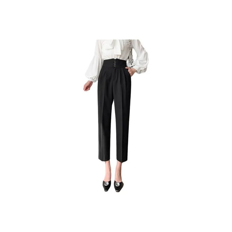GOSO Ankle Length Pants Suit Trouser For Women's Women's-1