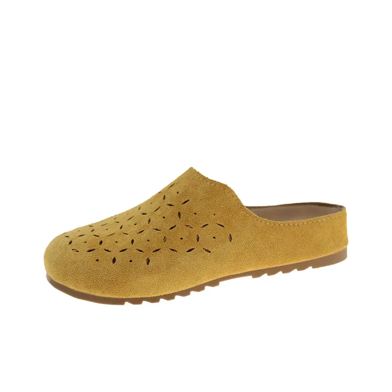 AJPAP Odor Resistant Abrasion Resistant Slip Resistant Closed Toe Slippers Women's-15