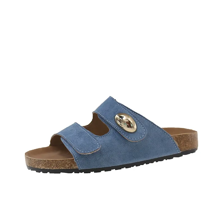 WUJI Slip Resistant Abrasion Resistant Slide Slippers Women's-5