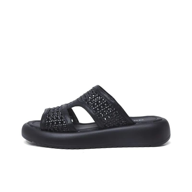 OULISASI Quiet Slide Slippers Women's-10