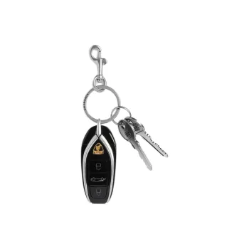 Balenciaga Automobili Lamborghini Collaboration Brass Bag Charm Bag Merch Men's Black & Silver