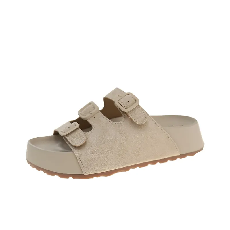 WUJI Slip Resistant Abrasion Resistant Slide Slippers Women's-4