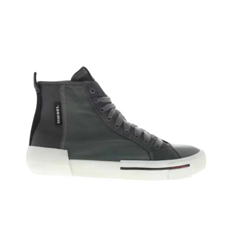 DIESEL S Dese Ml High Top Skateboard Shoes Men's Bronze Gray-1