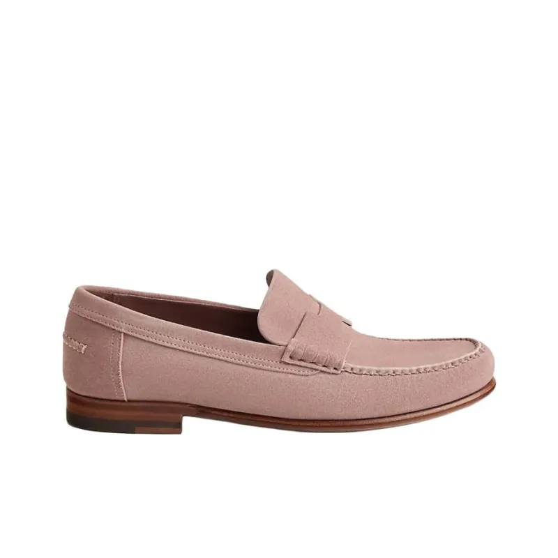 HERMES Kennedy Casual Single Shoes Women's Pink-1