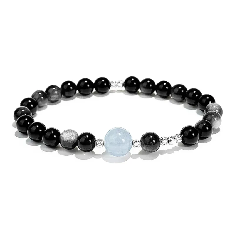 CMFY Obsidian Jade Bracelets Unisex-1