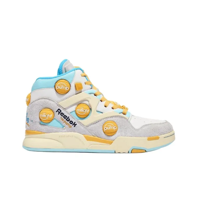 Reebok x MSCHF High Top Skateboard Shoes Unisex Gray Blue-1