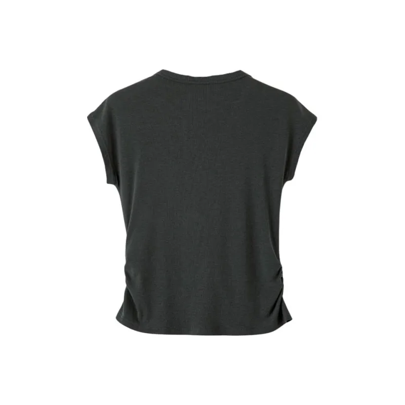 Late White Regular T Shirt Women's Dark Gray-1