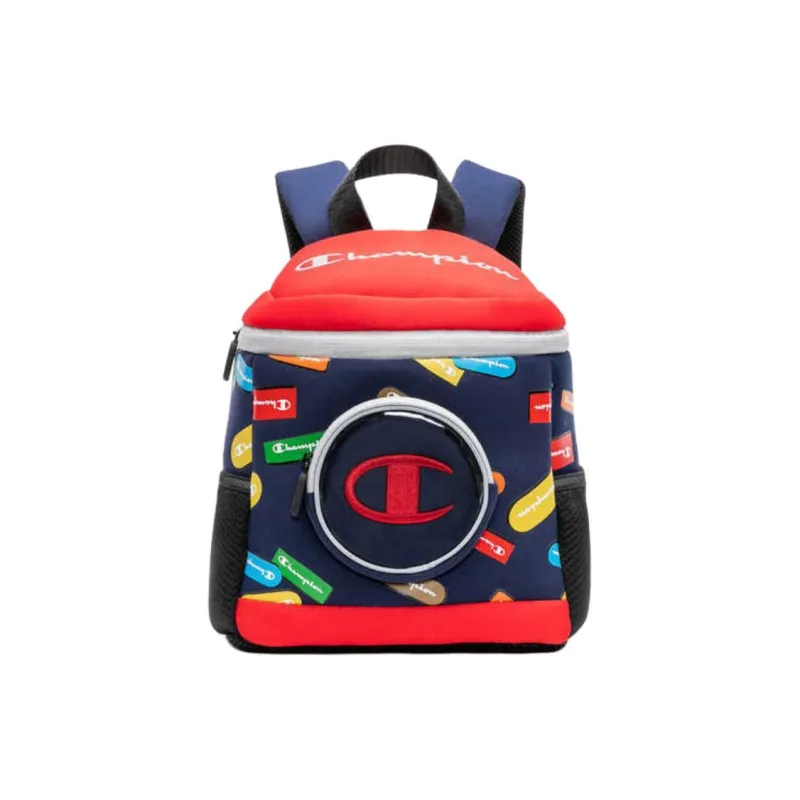 Champion Cute Logo Print Backpack Kids' Red/Pink-9