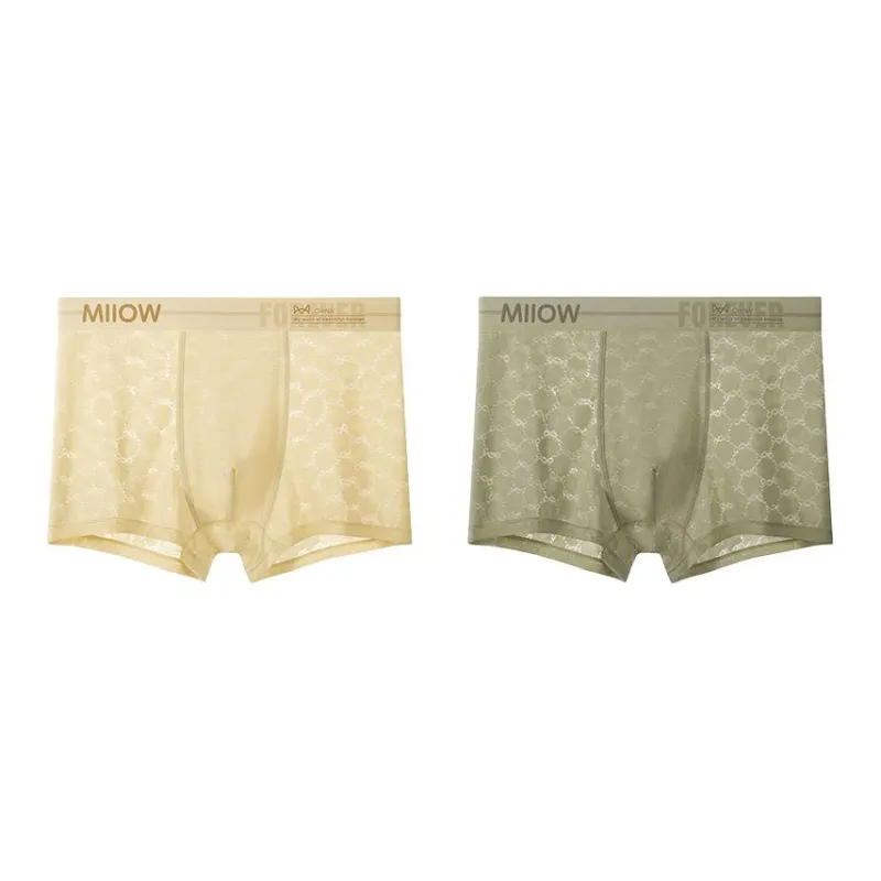 MIIOW Trendy Party Collection Cooling Summer Collection Underpants Men's Combo Set-14