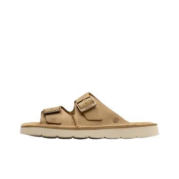 Clarks EVA Abrasion Resistant Slide Slippers Men's Brown