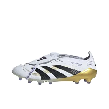 Adidas PREDATOR ELITE AG Artificial Ground Anti Slip Wear Resistant Soccer Shoes Unisex White Black