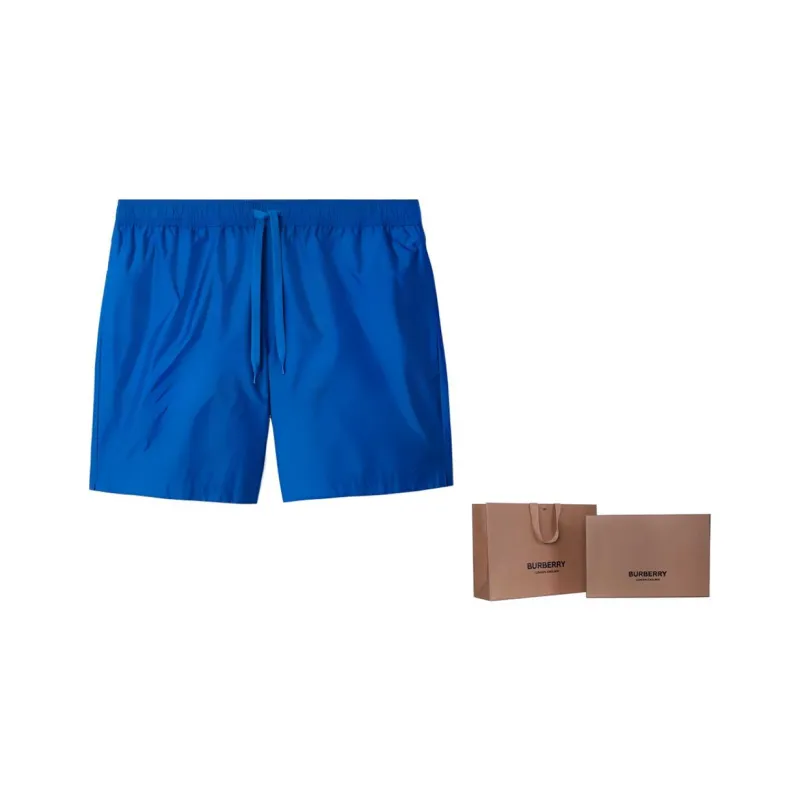 Burberry SS24 Casual Shorts Men's Canvas Blue-4