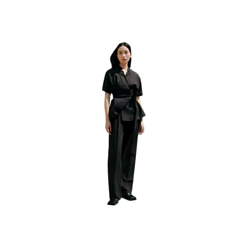 INSUN Shirts Women's Black-0