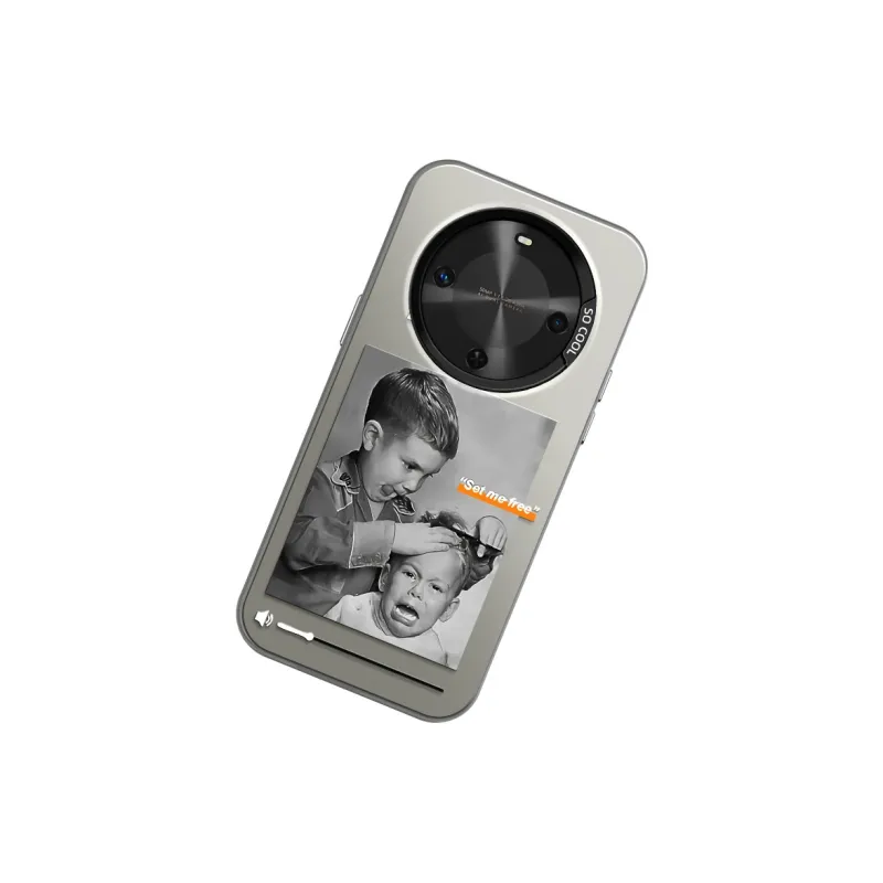 YAOCAI Acrylic Material Haircut Boy H Phone Cases Compatibility With MVMOM 30/20 Trendy And Cool-1
