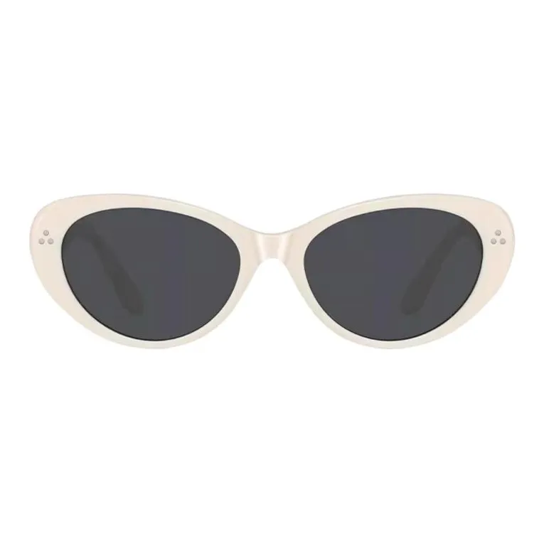 CAPONI Plate Frame Cat Eye Sunglasses Unisex Multicolor-1