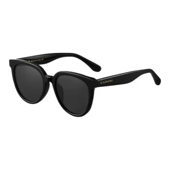 CAPONI TR/Memory Plastic Plate Frame Irregular Shape Sunglasses Unisex Multicolor