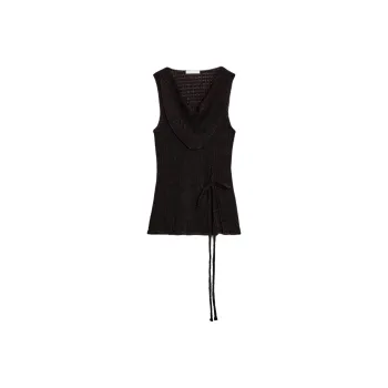 ZARA Tank Tops Women's Dark Brown