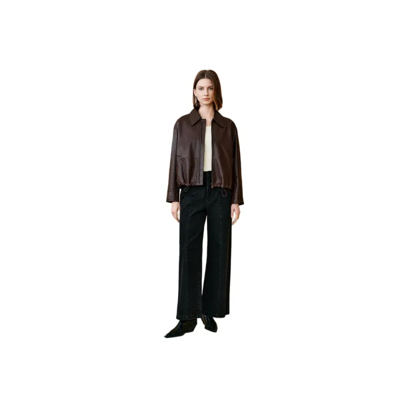 INSUN Leather Jackets Women's-4