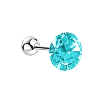 UX Titanium Steel, Ear Care Stud Earrings Unisex Multicolor Strobe Lights Collection