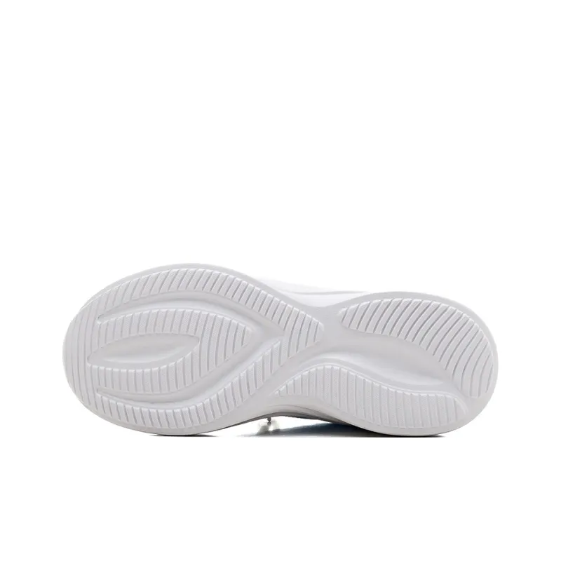 HUANQIU Cushioning, Breathable, Supportive Low Top Casual Running Shoes Women's White Blue-4