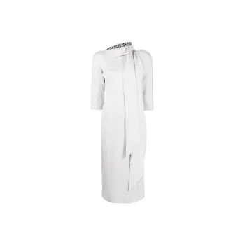 GIORGIO ARMANI Long Sleeved Dresses Women's White