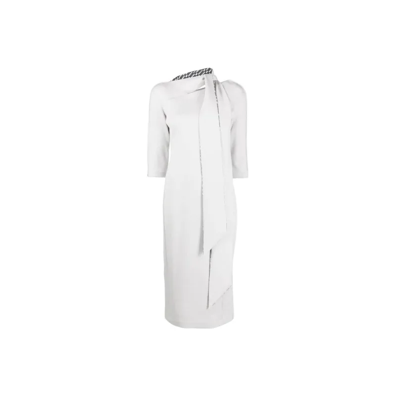 GIORGIO ARMANI Long Sleeved Dresses Women's White-0