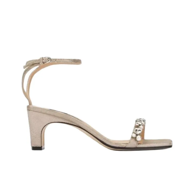 SERGIO ROSSI Sr1 One Strap Sandals 6cm Women's Nude-1