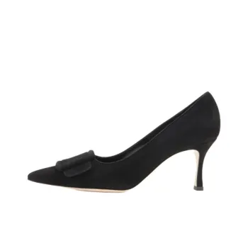 MANOLO BLAHNIK Maysalepump Slim Heel High Heels 7cm Women's Black