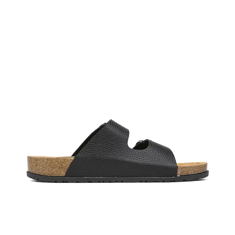 CHAOPAISHA Cork Sole EVA Slip Resistant Abrasion Resistant Slide Slippers Unisex-1
