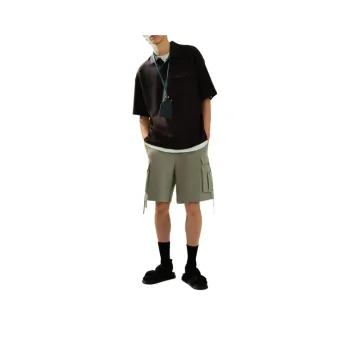 H&M Casual Shorts Men Khaki Green