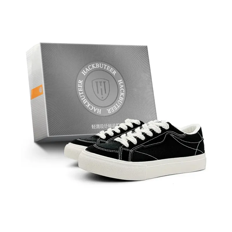 HACKBUTEER Low Top Skateboard Shoes Men's Box Included-22