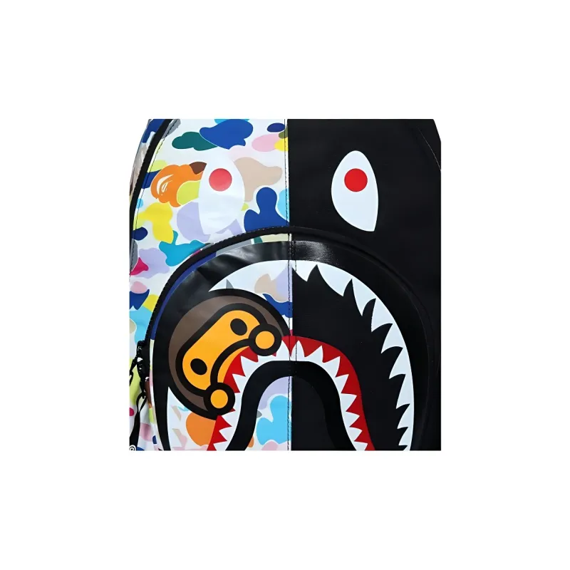 A BATHING APE Polyester Backpack Unisex Multicolor-3