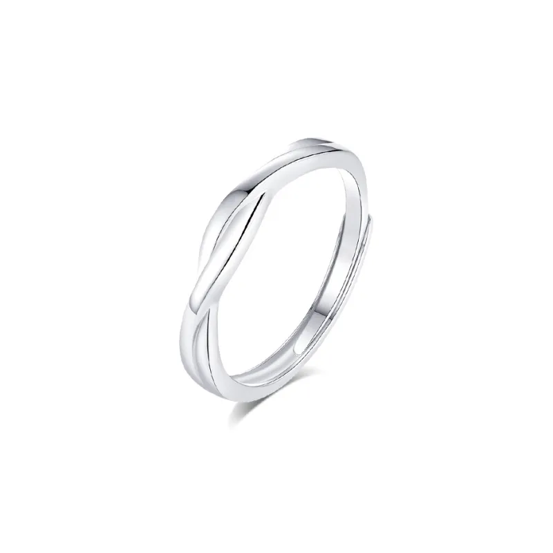KUMET Sterling Silver Rings Unisex-5