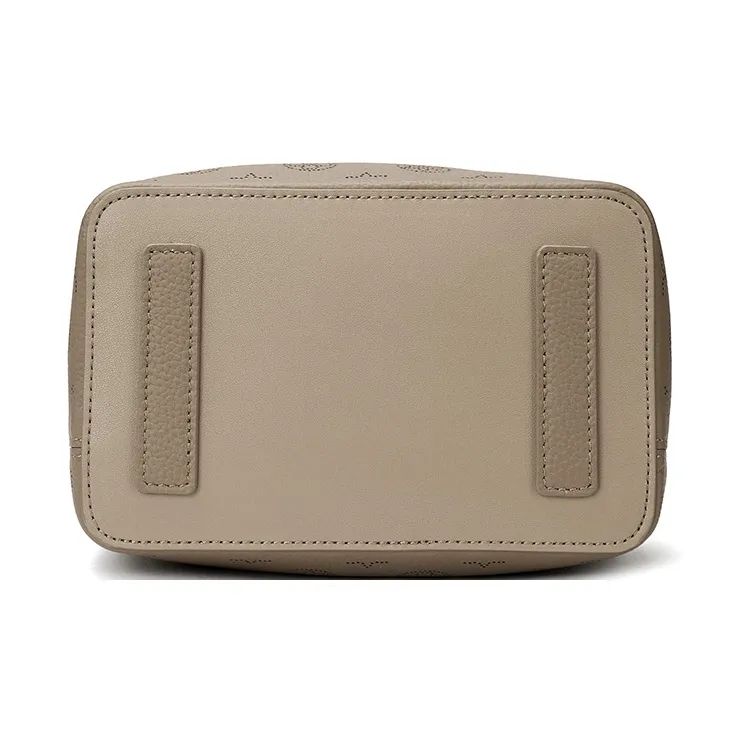ROBERTA DI CAMERINO Cow Leather Shoulder Bag, Crossbody Bag, Handbag Women's Elephant Gray-4