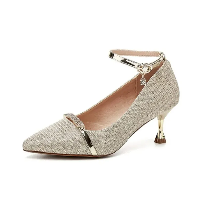 CVOJOO Slim Heel High Heels Women's-5