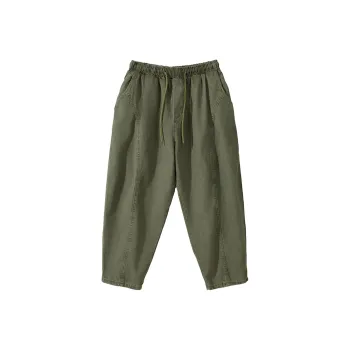ASEDE Casual Pants Unisex Army Green