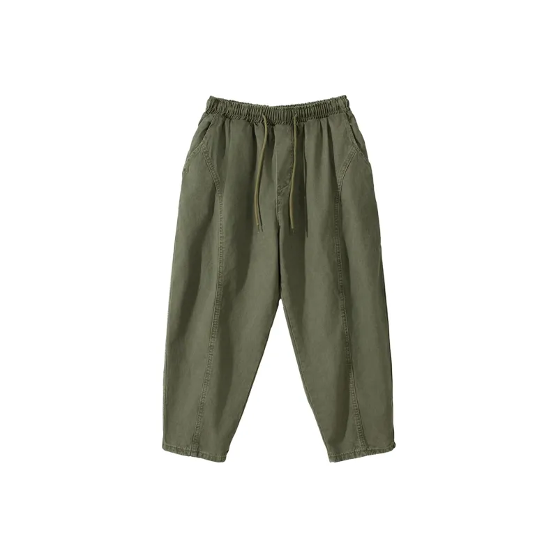 ASEDE Casual Pants Unisex Army Green-0