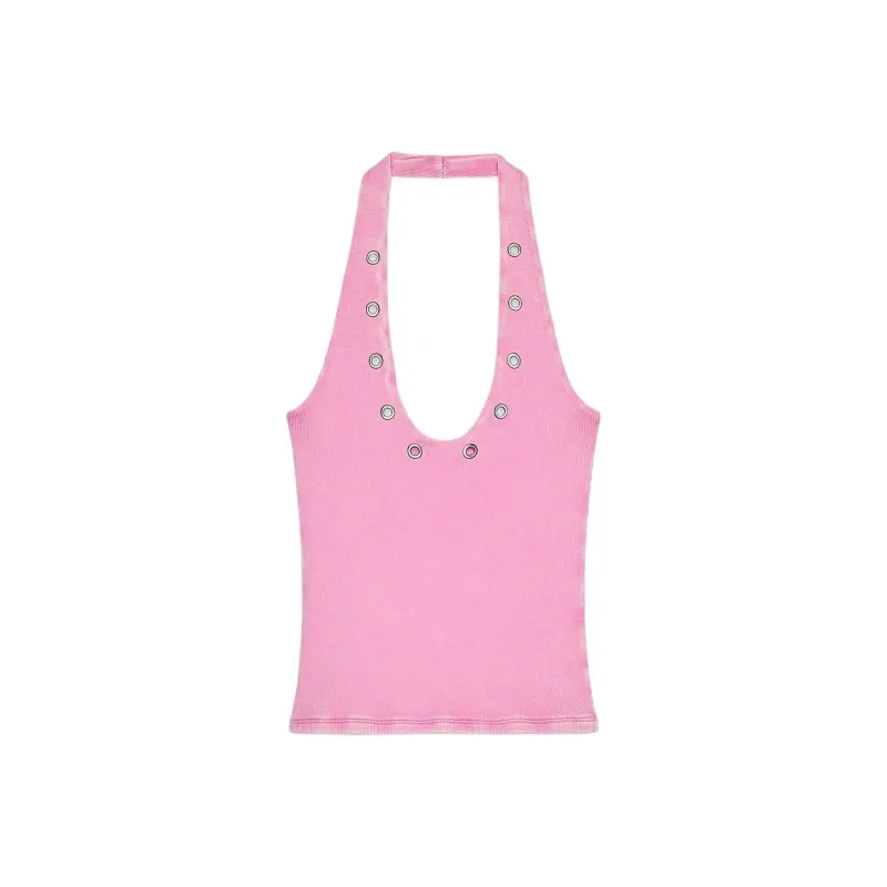 ZARA Tank Tops Women's Pink-0